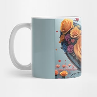 hearts and roses Mug